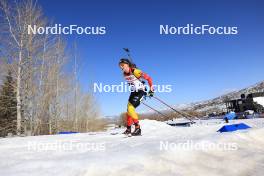 08.03.2024, Soldier Hollow, United States of America (USA): Eve Bouvard (BEL) - IBU World Cup Biathlon, sprint women, Soldier Hollow (USA). www.nordicfocus.com. © Manzoni/NordicFocus. Every downloaded picture is fee-liable.