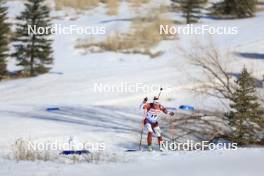 08.03.2024, Soldier Hollow, United States of America (USA): Baiba Bendika (LAT) - IBU World Cup Biathlon, sprint women, Soldier Hollow (USA). www.nordicfocus.com. © Manzoni/NordicFocus. Every downloaded picture is fee-liable.