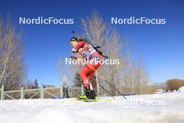 08.03.2024, Soldier Hollow, United States of America (USA): Anna Juppe (AUT) - IBU World Cup Biathlon, sprint women, Soldier Hollow (USA). www.nordicfocus.com. © Manzoni/NordicFocus. Every downloaded picture is fee-liable.