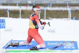 07.03.2024, Soldier Hollow, United States of America (USA): Emily Dickson (CAN) - IBU World Cup Biathlon, training, Soldier Hollow (USA). www.nordicfocus.com. © Manzoni/NordicFocus. Every downloaded picture is fee-liable.