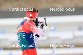 06.03.2024, Soldier Hollow, United States of America (USA): Logan Pletz (CAN) - IBU World Cup Biathlon, training, Soldier Hollow (USA). www.nordicfocus.com. © Manzoni/NordicFocus. Every downloaded picture is fee-liable.