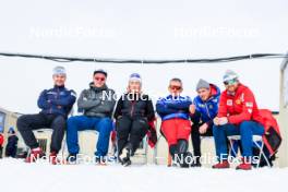 05.03.2024, Soldier Hollow, United States of America (USA): Event Feature: Austrian technicians take a break - IBU World Cup Biathlon, training, Soldier Hollow (USA). www.nordicfocus.com. © Manzoni/NordicFocus. Every downloaded picture is fee-liable.