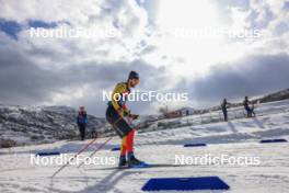 06.03.2024, Soldier Hollow, United States of America (USA): Cesar Beauvais (BEL) - IBU World Cup Biathlon, training, Soldier Hollow (USA). www.nordicfocus.com. © Manzoni/NordicFocus. Every downloaded picture is fee-liable.