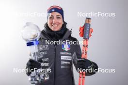 14.03.2024, Canmore, Canada (CAN): Lisa Vittozzi (ITA) - IBU World Cup Biathlon, trophies, Canmore (CAN). www.nordicfocus.com. © Manzoni/NordicFocus. Every downloaded picture is fee-liable.