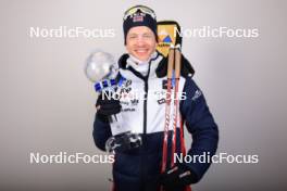 15.03.2024, Canmore, Canada (CAN): Tarjei Boe (NOR) - IBU World Cup Biathlon, trophies, Canmore (CAN). www.nordicfocus.com. © Manzoni/NordicFocus. Every downloaded picture is fee-liable.