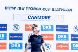 17.03.2024, Canmore, Canada (CAN): Lou Jeanmonnot (FRA) - IBU World Cup Biathlon, cups, Canmore (CAN). www.nordicfocus.com. © Manzoni/NordicFocus. Every downloaded picture is fee-liable.
