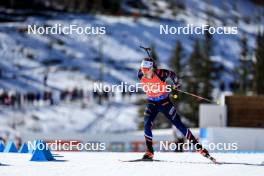 17.03.2024, Canmore, Canada (CAN): Fabien Claude (FRA) - IBU World Cup Biathlon, mass men, Canmore (CAN). www.nordicfocus.com. © Manzoni/NordicFocus. Every downloaded picture is fee-liable.