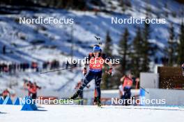 17.03.2024, Canmore, Canada (CAN): Lukas Hofer (ITA) - IBU World Cup Biathlon, mass men, Canmore (CAN). www.nordicfocus.com. © Manzoni/NordicFocus. Every downloaded picture is fee-liable.