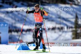 17.03.2024, Canmore, Canada (CAN): Johannes Kuehn (GER) - IBU World Cup Biathlon, mass men, Canmore (CAN). www.nordicfocus.com. © Manzoni/NordicFocus. Every downloaded picture is fee-liable.