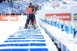 17.03.2024, Canmore, Canada (CAN): Justus Strelow (GER) - IBU World Cup Biathlon, mass men, Canmore (CAN). www.nordicfocus.com. © Manzoni/NordicFocus. Every downloaded picture is fee-liable.