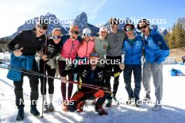 17.03.2024, Canmore, Canada (CAN): Kaja Zorc (SLO), Anamarija Lampic (SLO), Polona Klemencic (SLO), Lena Repinc (SLO), Lovro Planko (SLO), Miha Dovzan (SLO), (l-r) - IBU World Cup Biathlon, mass men, Canmore (CAN). www.nordicfocus.com. © Manzoni/NordicFocus. Every downloaded picture is fee-liable.