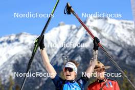 17.03.2024, Canmore, Canada (CAN): Lou Jeanmonnot (FRA) - IBU World Cup Biathlon, mass women, Canmore (CAN). www.nordicfocus.com. © Manzoni/NordicFocus. Every downloaded picture is fee-liable.
