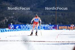 17.03.2024, Canmore, Canada (CAN): Amy Baserga (SUI) - IBU World Cup Biathlon, mass women, Canmore (CAN). www.nordicfocus.com. © Manzoni/NordicFocus. Every downloaded picture is fee-liable.