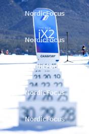 17.03.2024, Canmore, Canada (CAN): Feature: Track atmosphere  - IBU World Cup Biathlon, mass women, Canmore (CAN). www.nordicfocus.com. © Manzoni/NordicFocus. Every downloaded picture is fee-liable.