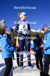 17.03.2024, Canmore, Canada (CAN): Ingrid Landmark Tandrevold (NOR) - IBU World Cup Biathlon, mass women, Canmore (CAN). www.nordicfocus.com. © Manzoni/NordicFocus. Every downloaded picture is fee-liable.