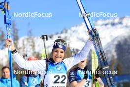 17.03.2024, Canmore, Canada (CAN): Gilonne Guigonnat (FRA) - IBU World Cup Biathlon, mass women, Canmore (CAN). www.nordicfocus.com. © Manzoni/NordicFocus. Every downloaded picture is fee-liable.