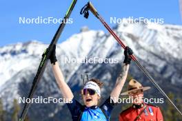 17.03.2024, Canmore, Canada (CAN): Lou Jeanmonnot (FRA) - IBU World Cup Biathlon, mass women, Canmore (CAN). www.nordicfocus.com. © Manzoni/NordicFocus. Every downloaded picture is fee-liable.