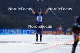 17.03.2024, Canmore, Canada (CAN): Gilonne Guigonnat (FRA) - IBU World Cup Biathlon, mass women, Canmore (CAN). www.nordicfocus.com. © Manzoni/NordicFocus. Every downloaded picture is fee-liable.