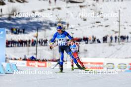 17.03.2024, Canmore, Canada (CAN): Yuliia Dzhima (UKR) - IBU World Cup Biathlon, mass women, Canmore (CAN). www.nordicfocus.com. © Manzoni/NordicFocus. Every downloaded picture is fee-liable.