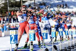 17.03.2024, Canmore, Canada (CAN): Lena Haecki-Gross (SUI) - IBU World Cup Biathlon, mass women, Canmore (CAN). www.nordicfocus.com. © Manzoni/NordicFocus. Every downloaded picture is fee-liable.