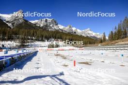 17.03.2024, Canmore, Canada (CAN): Event Feature: Shooting range - IBU World Cup Biathlon, mass women, Canmore (CAN). www.nordicfocus.com. © Manzoni/NordicFocus. Every downloaded picture is fee-liable.