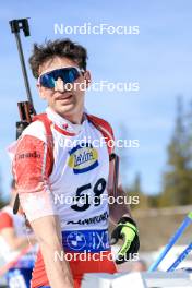 16.03.2024, Canmore, Canada (CAN): Zachary Connelly (CAN) - IBU World Cup Biathlon, pursuit men, Canmore (CAN). www.nordicfocus.com. © Manzoni/NordicFocus. Every downloaded picture is fee-liable.