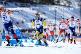 16.03.2024, Canmore, Canada (CAN): Viktor Brandt (SWE) - IBU World Cup Biathlon, pursuit men, Canmore (CAN). www.nordicfocus.com. © Manzoni/NordicFocus. Every downloaded picture is fee-liable.