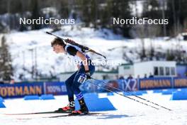 16.03.2024, Canmore, Canada (CAN): Campbell Wright (USA) - IBU World Cup Biathlon, pursuit men, Canmore (CAN). www.nordicfocus.com. © Manzoni/NordicFocus. Every downloaded picture is fee-liable.