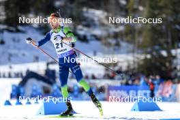 16.03.2024, Canmore, Canada (CAN): Jakov Fak (SLO) - IBU World Cup Biathlon, pursuit men, Canmore (CAN). www.nordicfocus.com. © Manzoni/NordicFocus. Every downloaded picture is fee-liable.