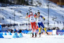 16.03.2024, Canmore, Canada (CAN): Adam Runnalls (CAN) - IBU World Cup Biathlon, pursuit men, Canmore (CAN). www.nordicfocus.com. © Manzoni/NordicFocus. Every downloaded picture is fee-liable.