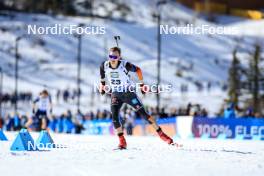 16.03.2024, Canmore, Canada (CAN): Benedikt Doll (GER) - IBU World Cup Biathlon, pursuit men, Canmore (CAN). www.nordicfocus.com. © Manzoni/NordicFocus. Every downloaded picture is fee-liable.
