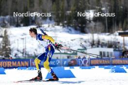 16.03.2024, Canmore, Canada (CAN): Anton Ivarsson (SWE) - IBU World Cup Biathlon, pursuit men, Canmore (CAN). www.nordicfocus.com. © Manzoni/NordicFocus. Every downloaded picture is fee-liable.