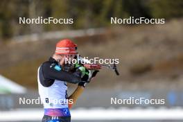 16.03.2024, Canmore, Canada (CAN): Johannes Kuehn (GER) - IBU World Cup Biathlon, pursuit men, Canmore (CAN). www.nordicfocus.com. © Manzoni/NordicFocus. Every downloaded picture is fee-liable.