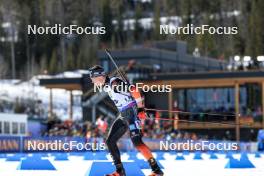 16.03.2024, Canmore, Canada (CAN): Justus Strelow (GER) - IBU World Cup Biathlon, pursuit men, Canmore (CAN). www.nordicfocus.com. © Manzoni/NordicFocus. Every downloaded picture is fee-liable.
