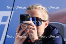 16.03.2024, Canmore, Canada (CAN): Jenni Ahonen (FIN), IBU Junior Digital Manager - IBU World Cup Biathlon, pursuit men, Canmore (CAN). www.nordicfocus.com. © Manzoni/NordicFocus. Every downloaded picture is fee-liable.