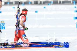 16.03.2024, Canmore, Canada (CAN): Adam Runnalls (CAN) - IBU World Cup Biathlon, pursuit men, Canmore (CAN). www.nordicfocus.com. © Manzoni/NordicFocus. Every downloaded picture is fee-liable.