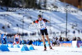 16.03.2024, Canmore, Canada (CAN): Vladislav Kireyev (KAZ) - IBU World Cup Biathlon, pursuit men, Canmore (CAN). www.nordicfocus.com. © Manzoni/NordicFocus. Every downloaded picture is fee-liable.