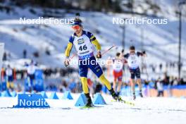 16.03.2024, Canmore, Canada (CAN): Peppe Femling (SWE) - IBU World Cup Biathlon, pursuit men, Canmore (CAN). www.nordicfocus.com. © Manzoni/NordicFocus. Every downloaded picture is fee-liable.