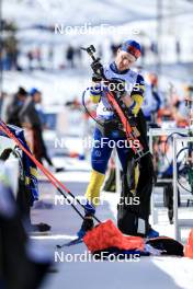 16.03.2024, Canmore, Canada (CAN): Jesper Nelin (SWE) - IBU World Cup Biathlon, pursuit men, Canmore (CAN). www.nordicfocus.com. © Manzoni/NordicFocus. Every downloaded picture is fee-liable.