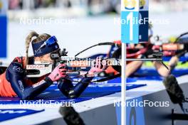 16.03.2024, Canmore, Canada (CAN): Samuela Comola (ITA) - IBU World Cup Biathlon, pursuit women, Canmore (CAN). www.nordicfocus.com. © Manzoni/NordicFocus. Every downloaded picture is fee-liable.