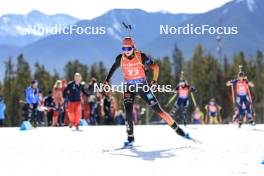 16.03.2024, Canmore, Canada (CAN): Vanessa Voigt (GER) - IBU World Cup Biathlon, pursuit women, Canmore (CAN). www.nordicfocus.com. © Manzoni/NordicFocus. Every downloaded picture is fee-liable.