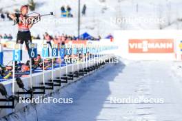 16.03.2024, Canmore, Canada (CAN): Julia Kink (GER) - IBU World Cup Biathlon, pursuit women, Canmore (CAN). www.nordicfocus.com. © Manzoni/NordicFocus. Every downloaded picture is fee-liable.
