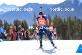 16.03.2024, Canmore, Canada (CAN): Deedra Irwin (USA) - IBU World Cup Biathlon, pursuit women, Canmore (CAN). www.nordicfocus.com. © Manzoni/NordicFocus. Every downloaded picture is fee-liable.