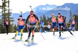 16.03.2024, Canmore, Canada (CAN): Anna Magnusson (SWE), Janina Hettich-Walz (GER), Samuela Comola (ITA), (l-r) - IBU World Cup Biathlon, pursuit women, Canmore (CAN). www.nordicfocus.com. © Manzoni/NordicFocus. Every downloaded picture is fee-liable.