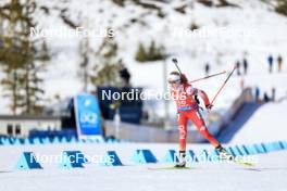 16.03.2024, Canmore, Canada (CAN): Natalia Sidorowicz (POL) - IBU World Cup Biathlon, pursuit women, Canmore (CAN). www.nordicfocus.com. © Manzoni/NordicFocus. Every downloaded picture is fee-liable.