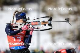 16.03.2024, Canmore, Canada (CAN): Samuela Comola (ITA) - IBU World Cup Biathlon, pursuit women, Canmore (CAN). www.nordicfocus.com. © Manzoni/NordicFocus. Every downloaded picture is fee-liable.