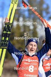 16.03.2024, Canmore, Canada (CAN): Justine Braisaz-Bouchet (FRA) - IBU World Cup Biathlon, pursuit women, Canmore (CAN). www.nordicfocus.com. © Manzoni/NordicFocus. Every downloaded picture is fee-liable.