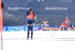 16.03.2024, Canmore, Canada (CAN): Gilonne Guigonnat (FRA) - IBU World Cup Biathlon, pursuit women, Canmore (CAN). www.nordicfocus.com. © Manzoni/NordicFocus. Every downloaded picture is fee-liable.