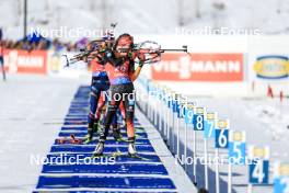 16.03.2024, Canmore, Canada (CAN): Sophia Schneider (GER) - IBU World Cup Biathlon, pursuit women, Canmore (CAN). www.nordicfocus.com. © Manzoni/NordicFocus. Every downloaded picture is fee-liable.