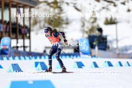 16.03.2024, Canmore, Canada (CAN): Michela Carrara (ITA) - IBU World Cup Biathlon, pursuit women, Canmore (CAN). www.nordicfocus.com. © Manzoni/NordicFocus. Every downloaded picture is fee-liable.